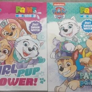 Nickelodeon Paw Patrol Paint with Water Books - New